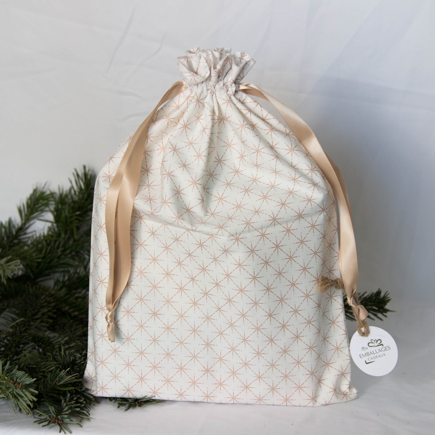 Emballage cadeau en tissu, lavable et réutilisable pour toutes occasions ! Noël, anniversaire, fête, naissance, bouteille... Emballez, offrez et récupérez votre emballage (ou pas !)